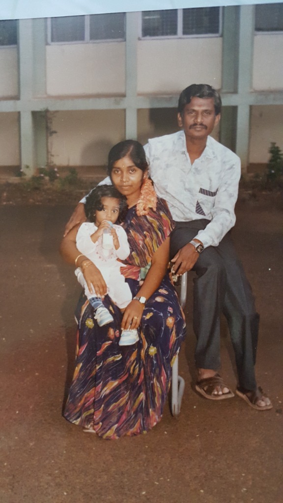 Early Family Moments — Parents with Baby Karthik