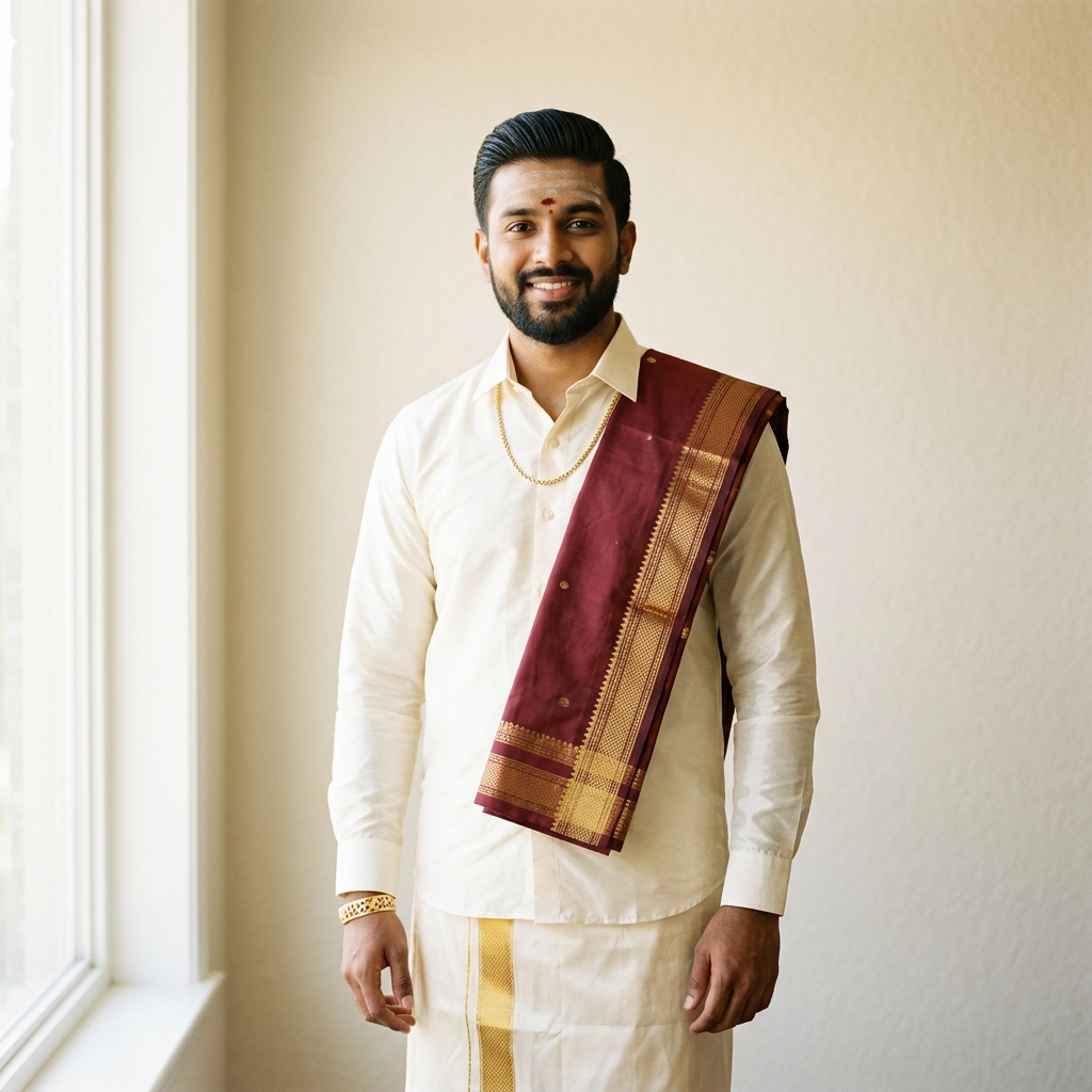 Groom portrait