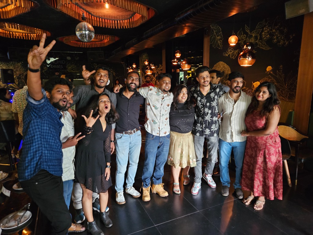 Friends at restaurant