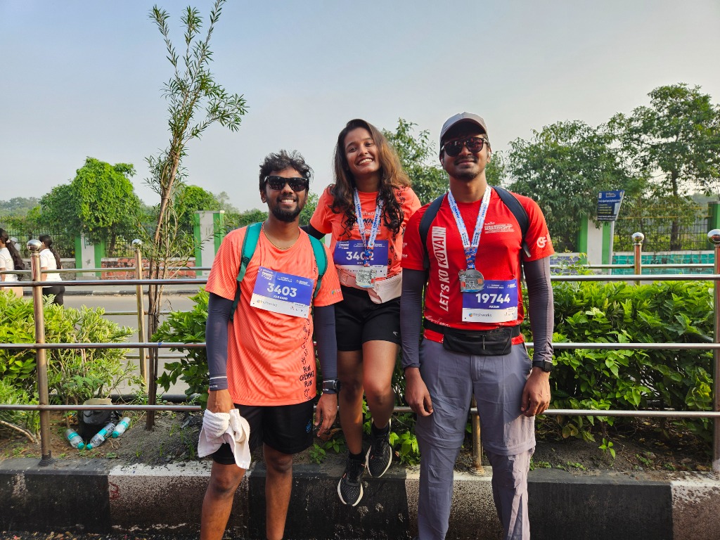 Marathon run together