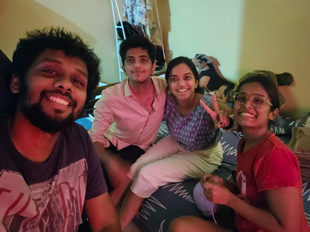 Indoor hangout with friends