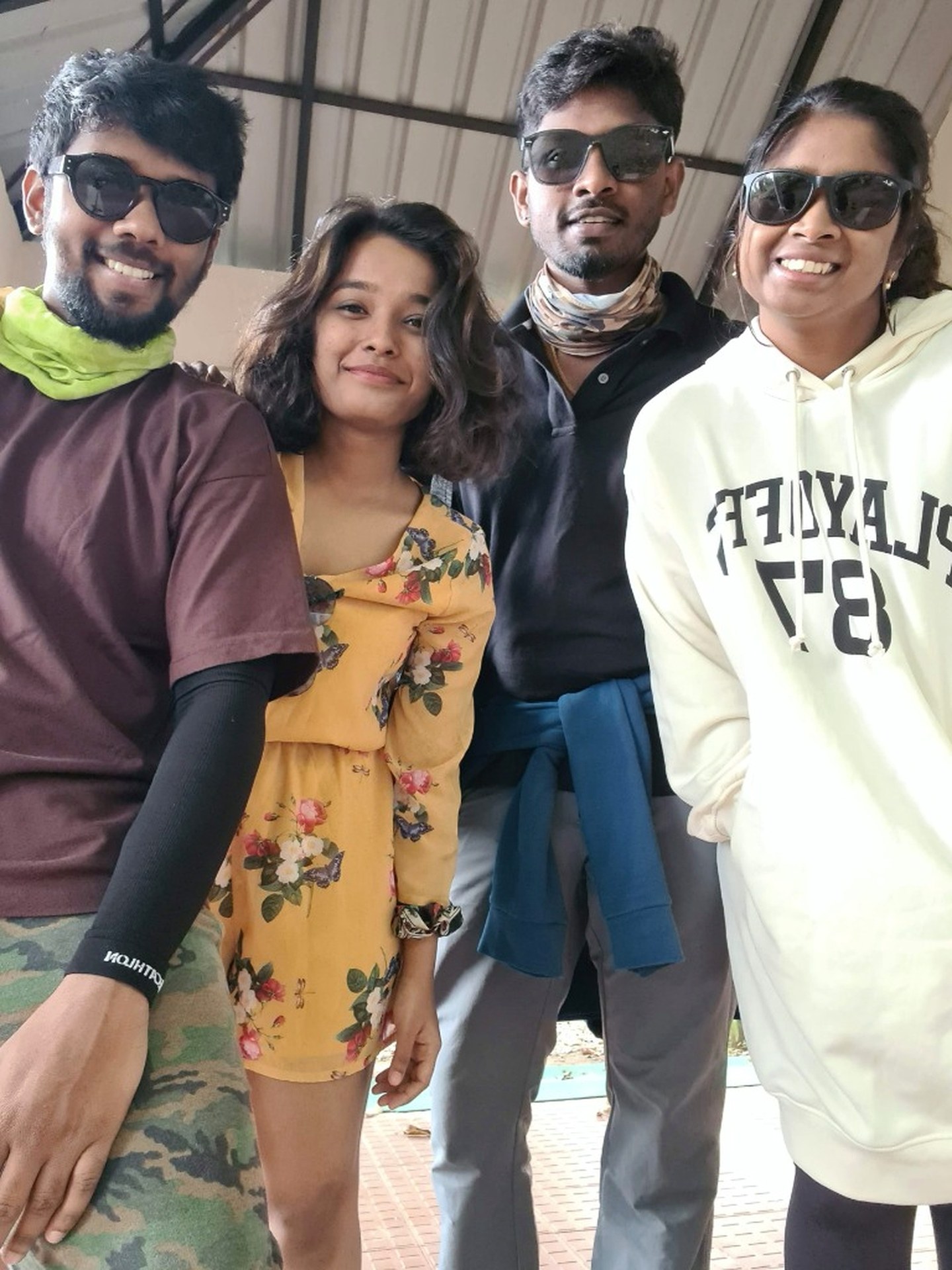 Friends group hangout
