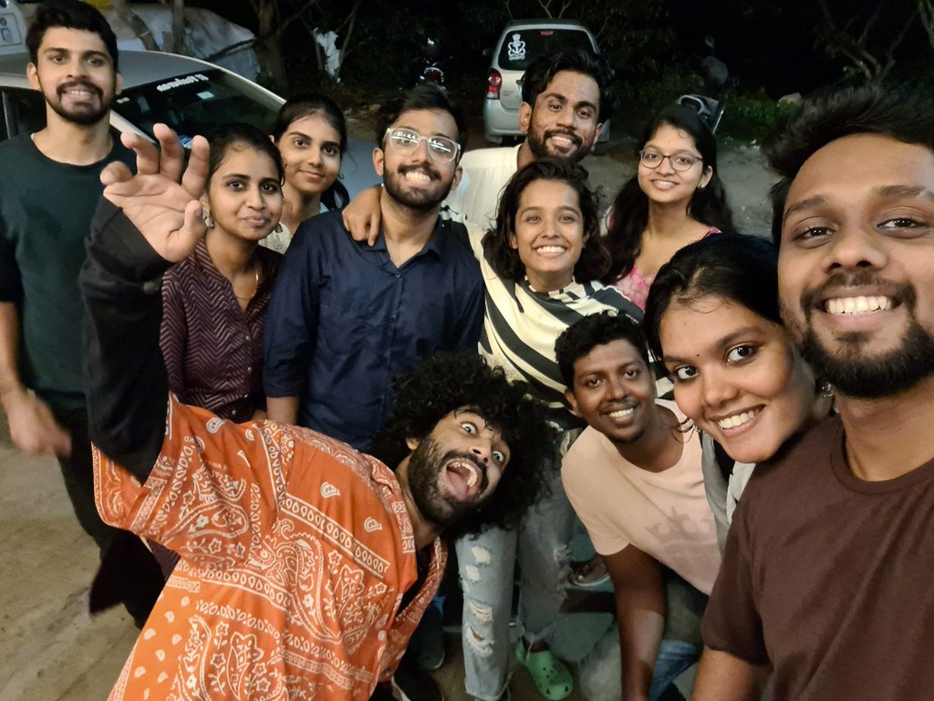 Fun night out with the squad