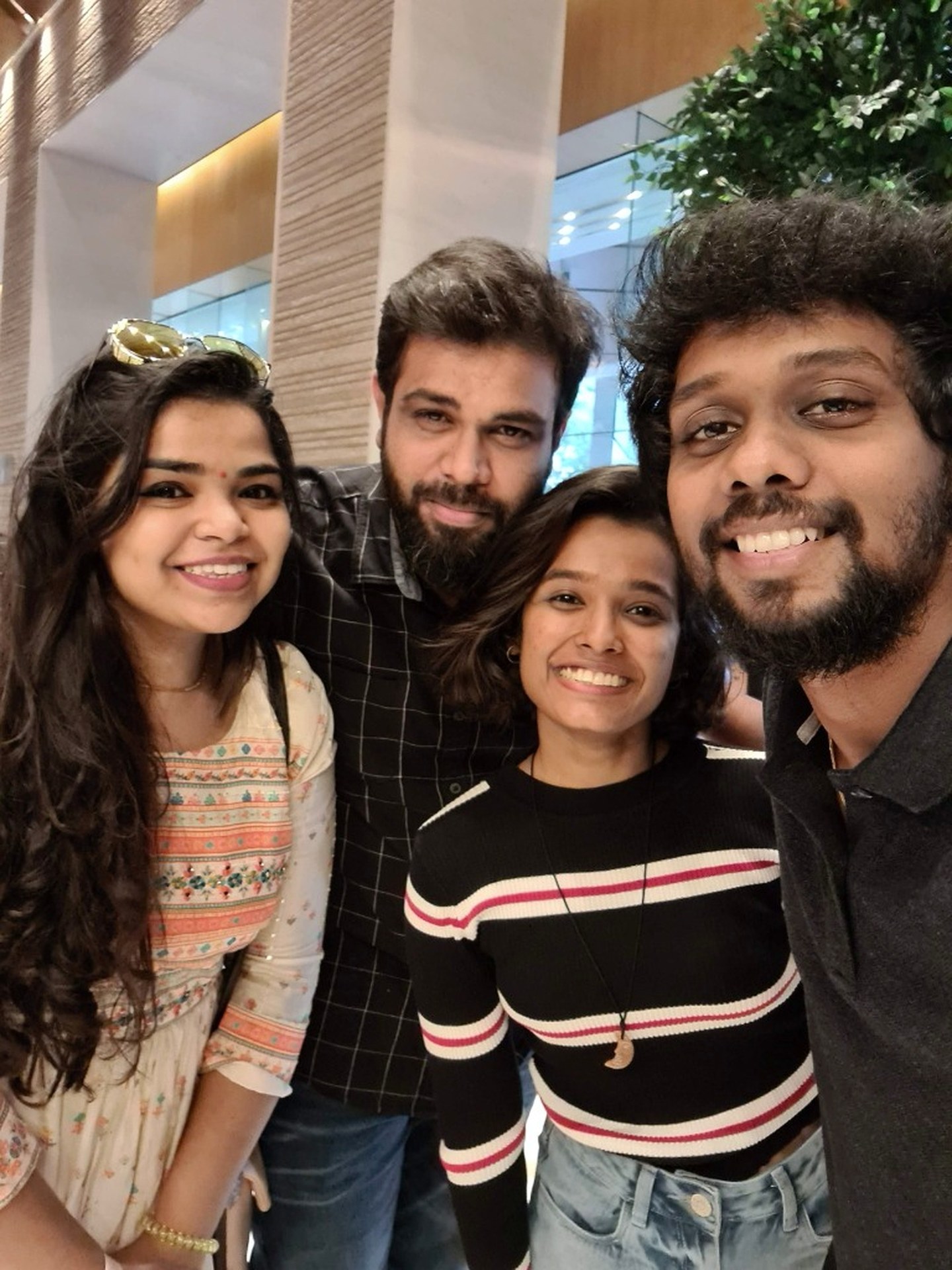 Lunch together at the mall