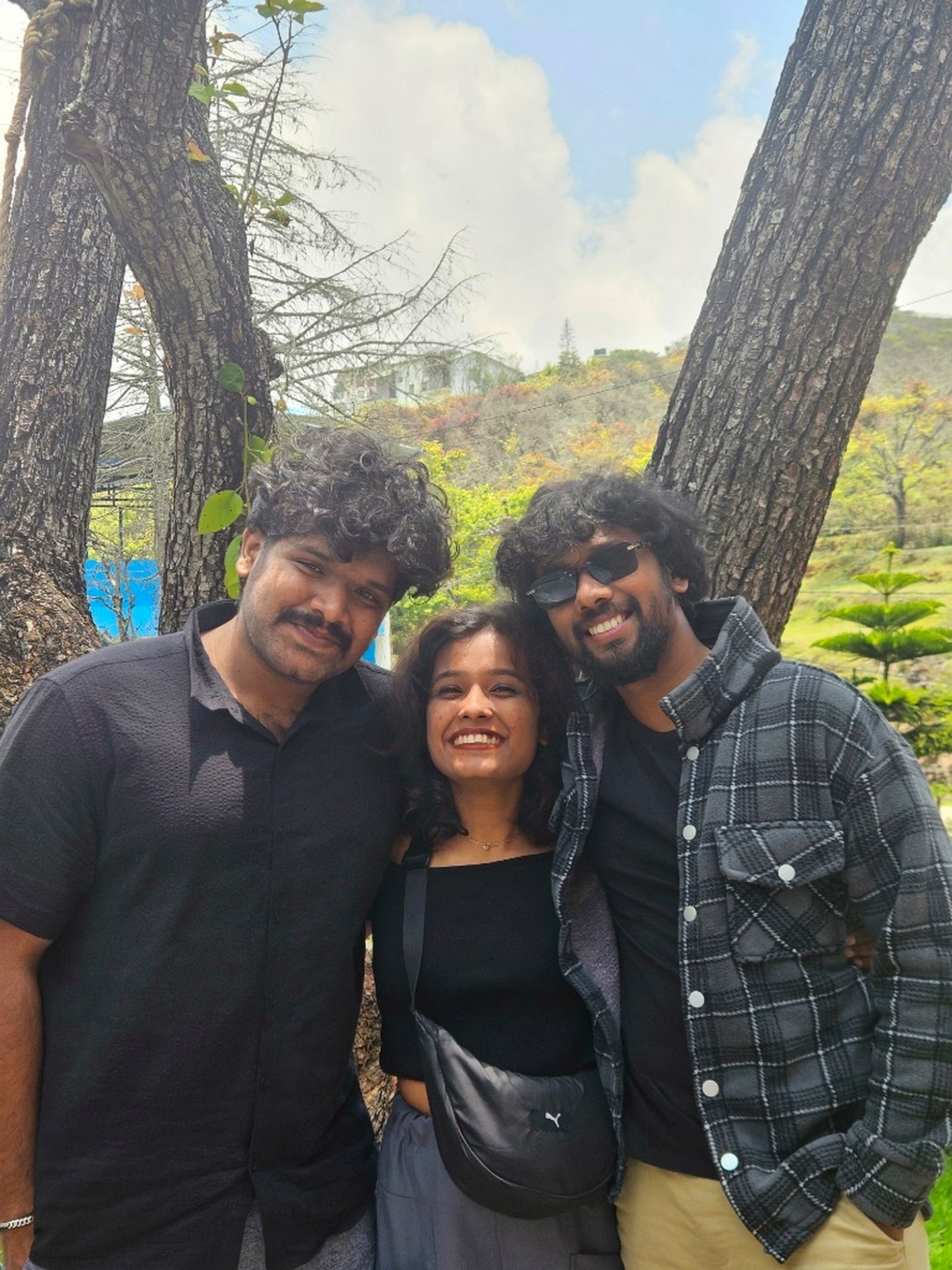 Trio at the hill station