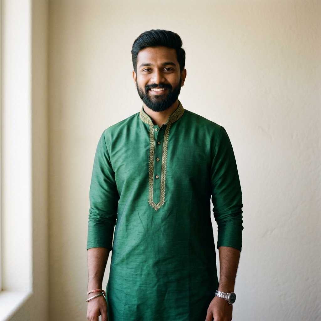 Arjun — Karthik's brother